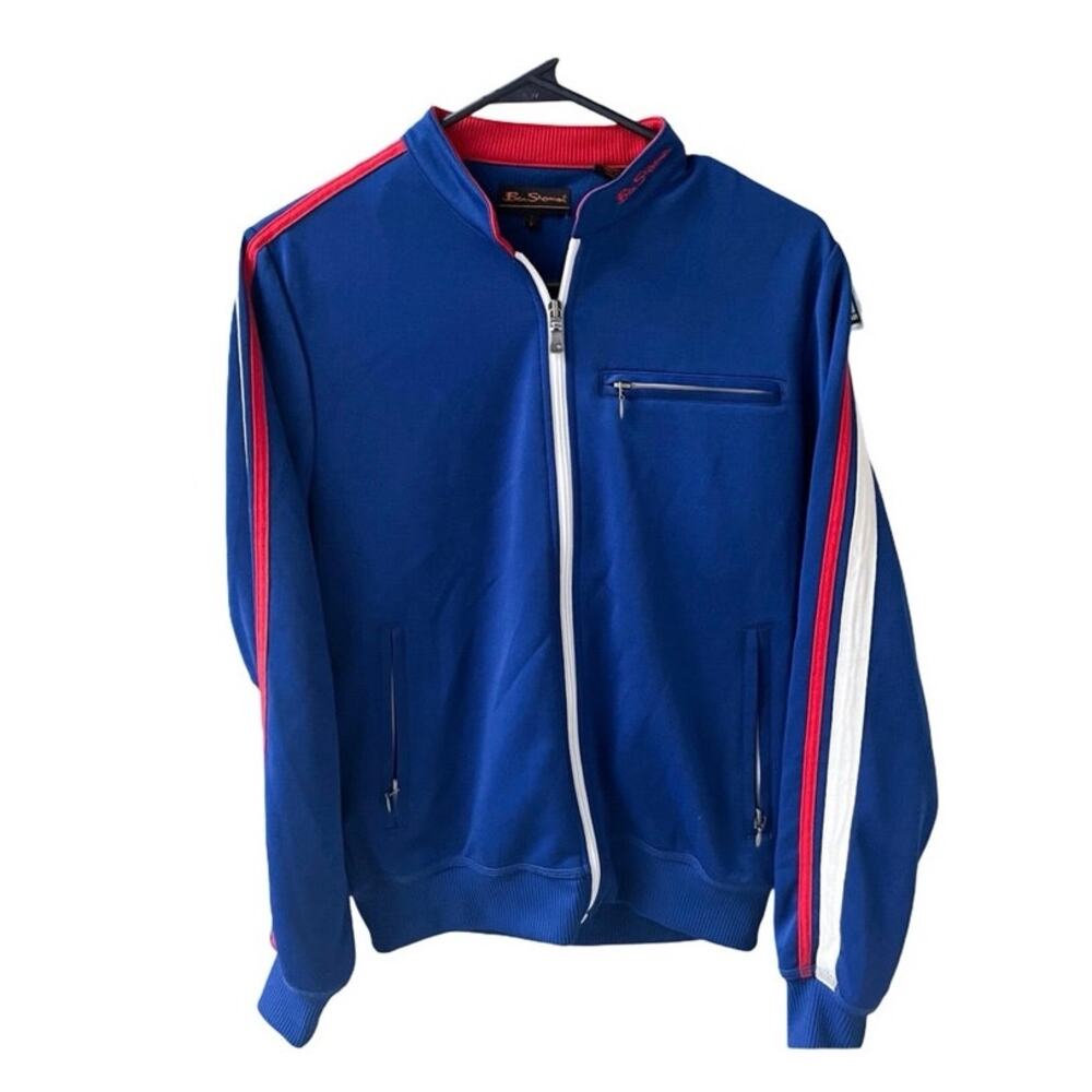 Ben Sherman Red White Blue Track Jacket Small